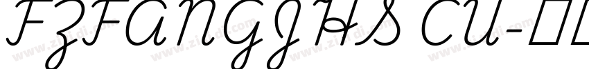 FZFANGJHS CU字体转换